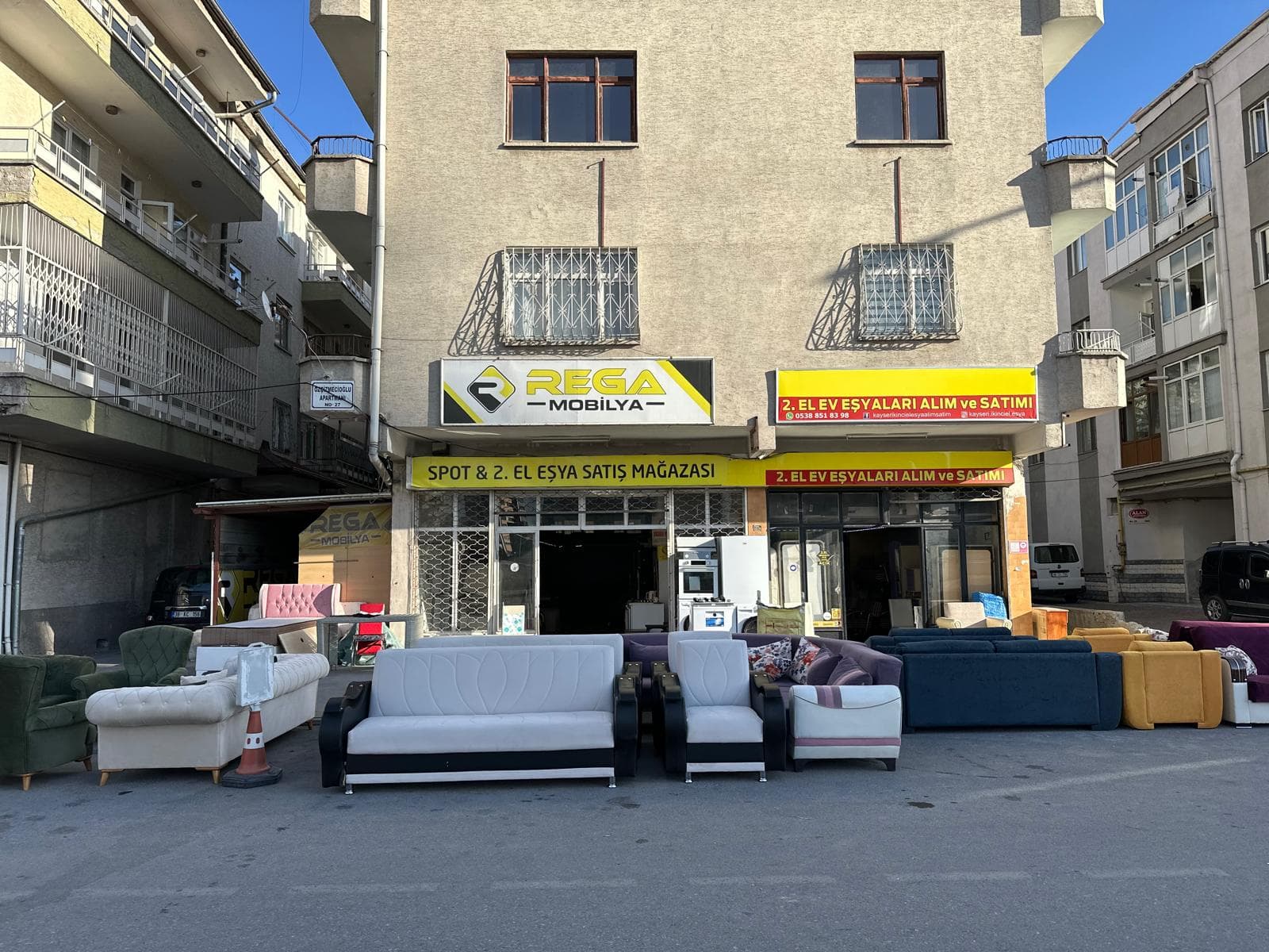 Kayseri İkinci El Eşya Rega Spot Depo ve Showroom